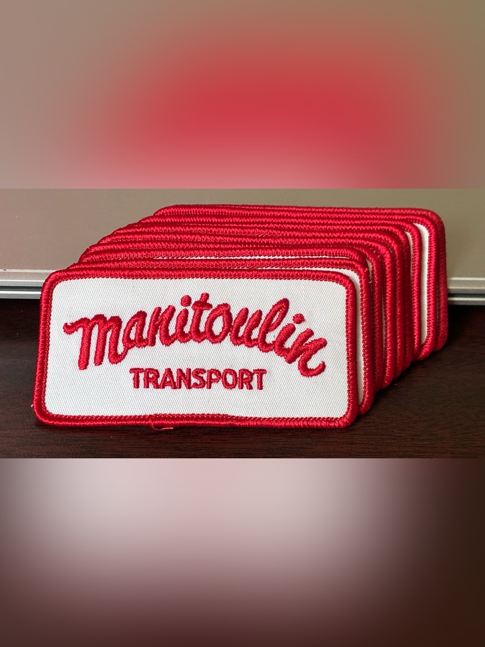 Vintage NOS Manitoulin Transport Embroidered hat/uniform patch